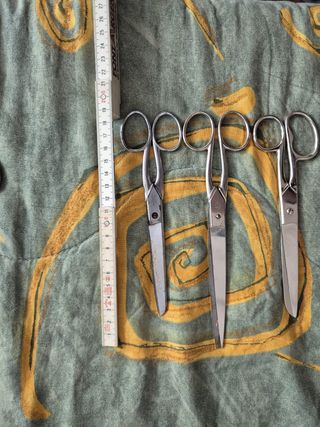 3 tijeras acero inoxidable