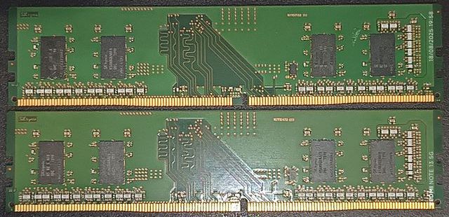 2x 4Gb DDR3 Hynix 2400 y 2 x 4Gb DDR3 Micron 1600