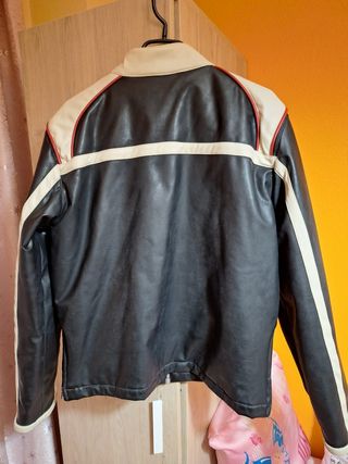 Cazadora sintética racing 