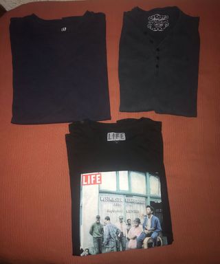 3 camisetas marca talla XL de hombre
