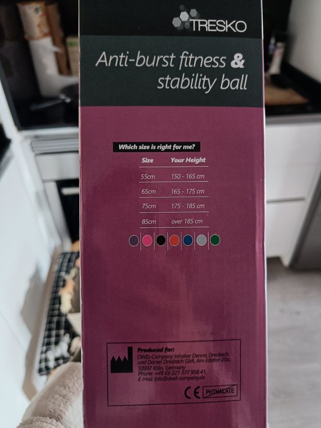Pelota Yoga Pilates Tresko