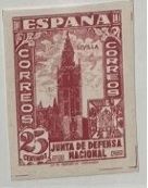 Selos Espanha 1936-1937 Junta Def. Nº 802/813