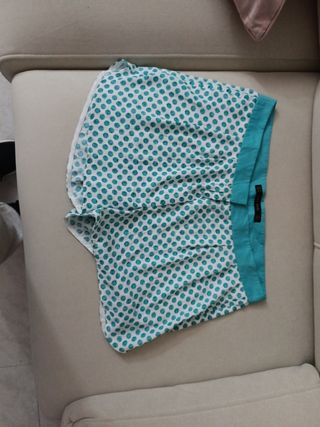 Short de tela de vestir 