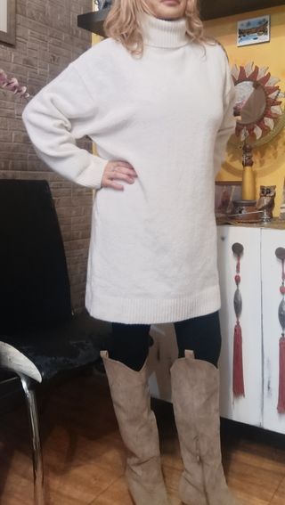 Jersey vestido mujer 