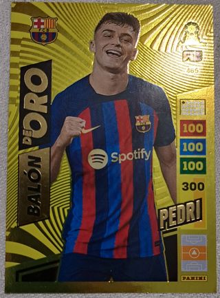 Cromo Pedri Balón de oro 2022-23