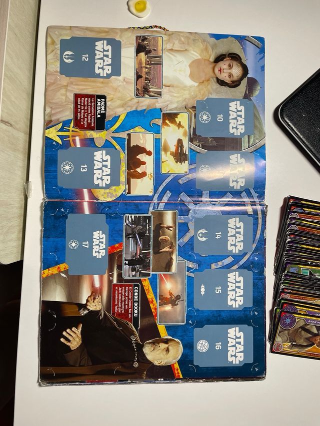 Albúm de cromos starwars