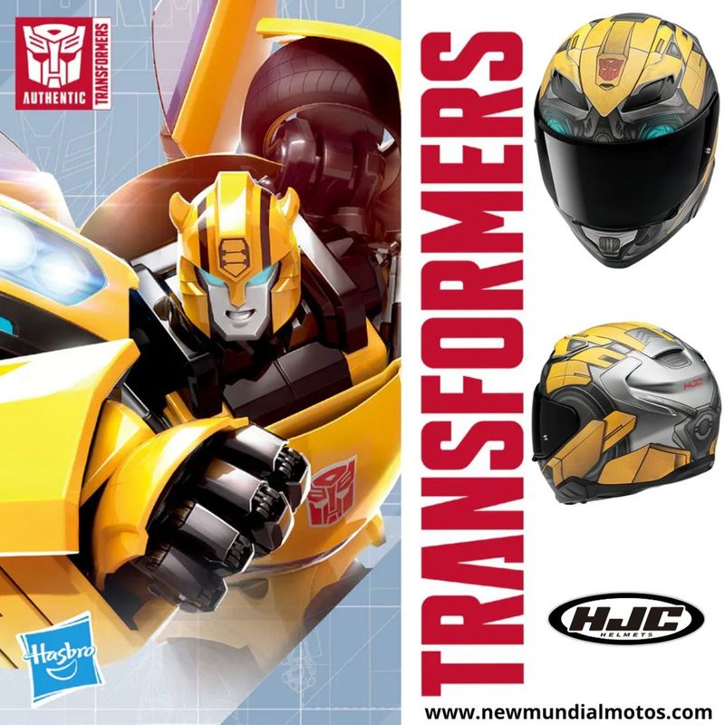 Moto Bumblebee Casco Transformers Para Moto CASCO HJC F71