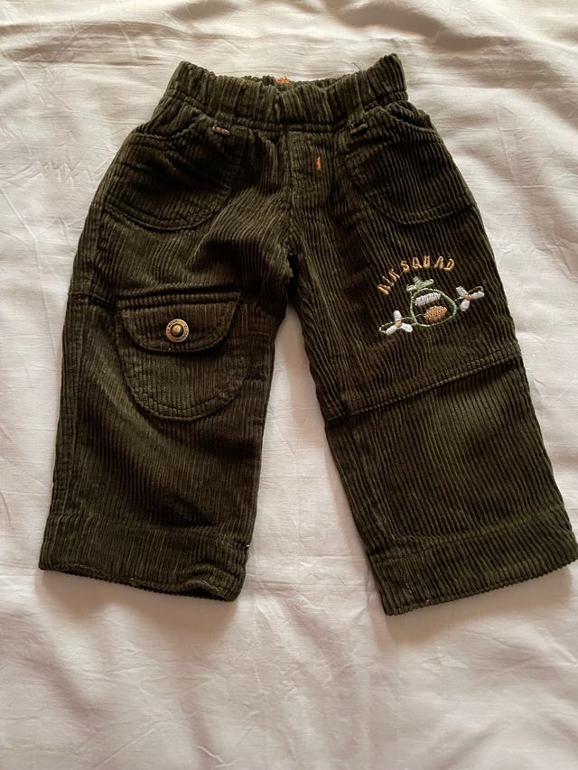 Pantalón pana de bebé