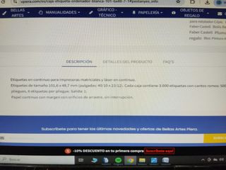 2 cajas de etiquetas apli