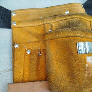 Cinturón cuero portaherramientas para carpintero