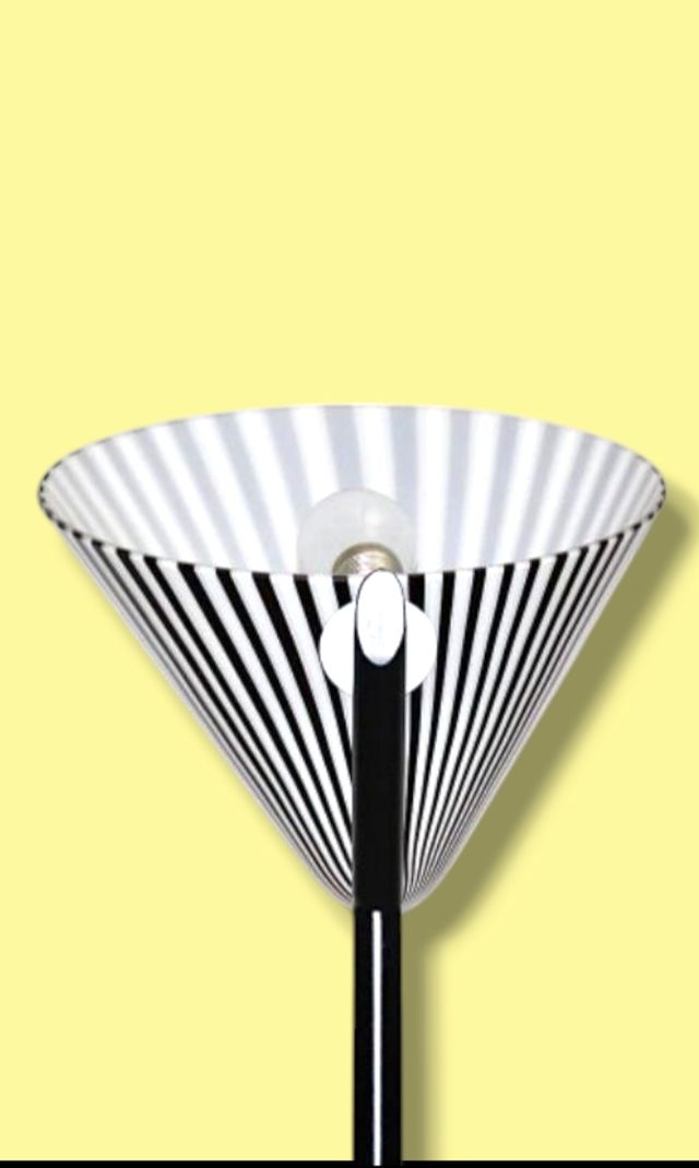 Lampada da Terra in Vetro Murano anni 80