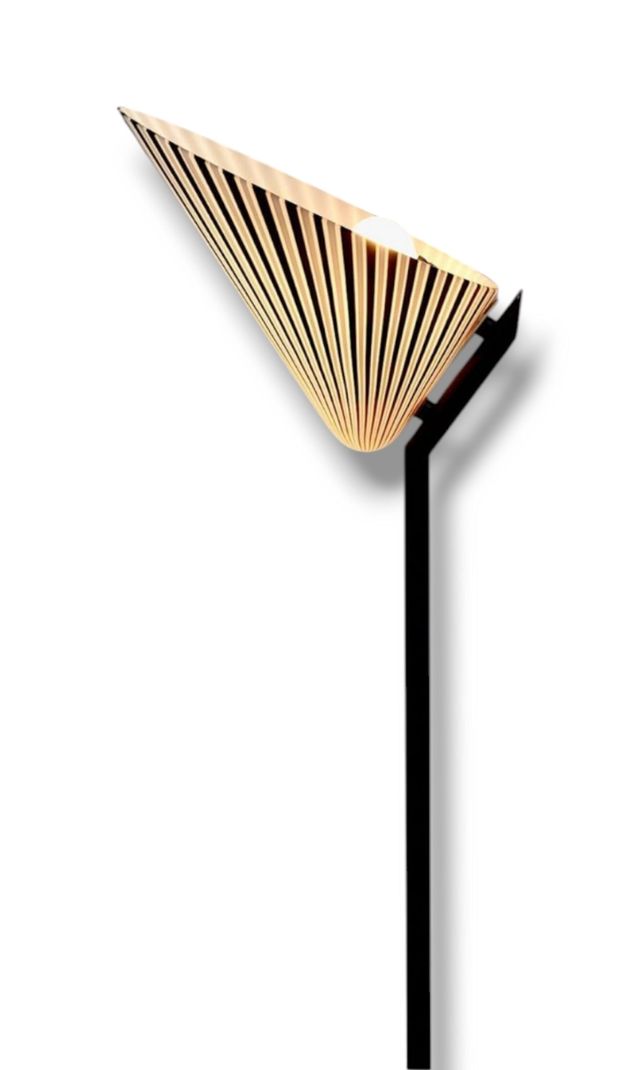 Lampada da Terra in Vetro Murano anni 80