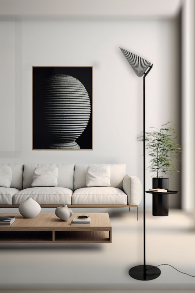 Lampada da Terra in Vetro Murano anni 80