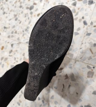 Botines cuña altos