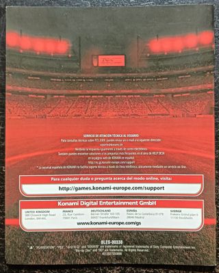 Videojuego PES 2009 PS3 Playstation