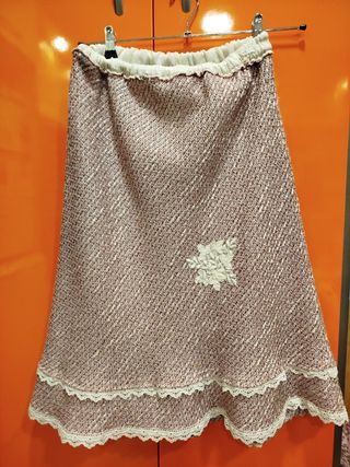 Falda exclusiva rosa