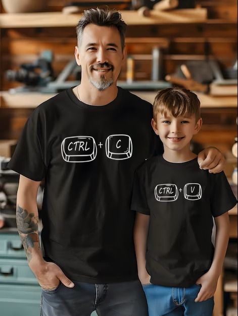 Camiseta día padre COpia y pega