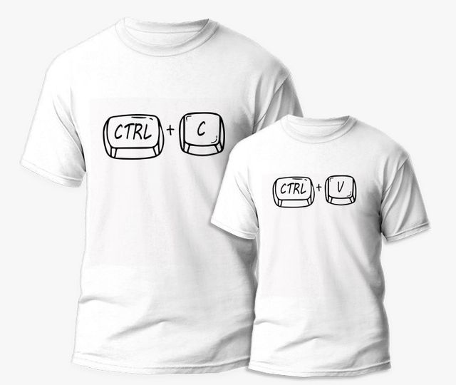 Camiseta día padre COpia y pega