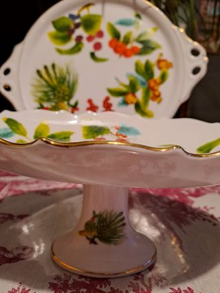 Piatto ed alzatina BC Design vintage