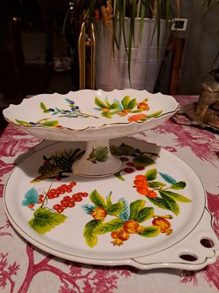 Piatto ed alzatina BC Design vintage