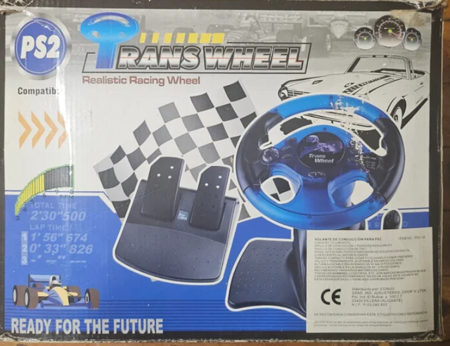 VOLANTE Y PEDALES PLAYSTATION 1 Y 2