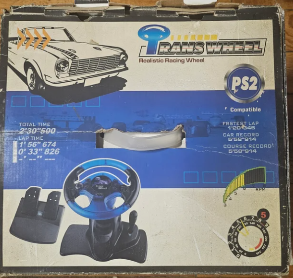 VOLANTE Y PEDALES PLAYSTATION 1 Y 2