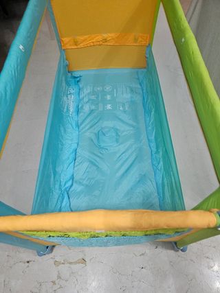 Cuna de viaje plegable MS con mosquitera
