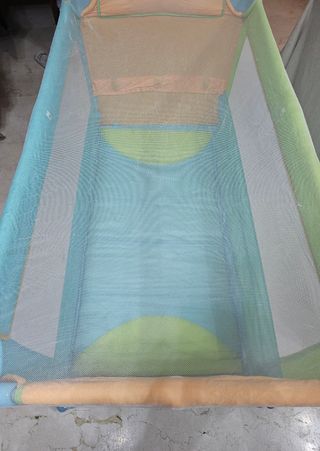 Cuna de viaje plegable MS con mosquitera