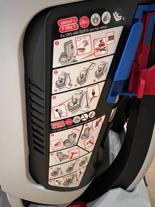 Silla CHICCO grupo 1 y 2 con Isofix