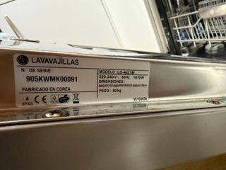 Lavavajillas para piezas