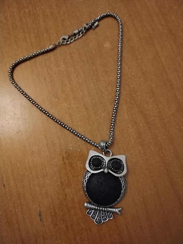 Collana con ciondolo gufo