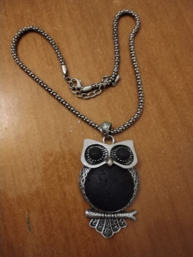Collana con ciondolo gufo