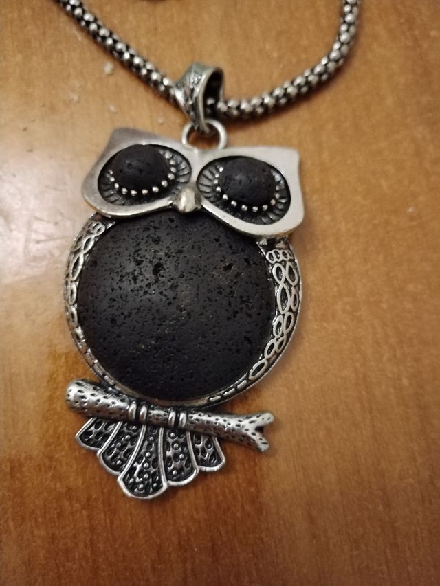 Collana con ciondolo gufo