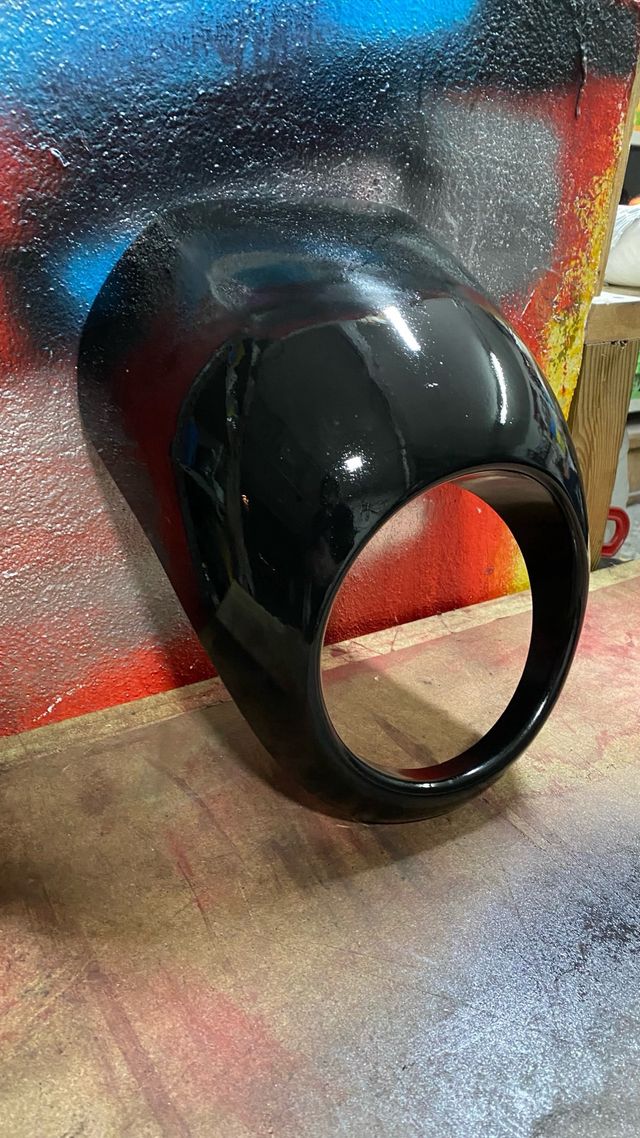 cupula faro moto custom