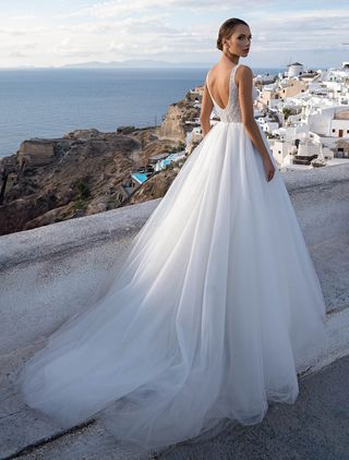 Vestido de novia brillante 