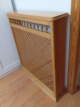 Cubrerradiador rústico