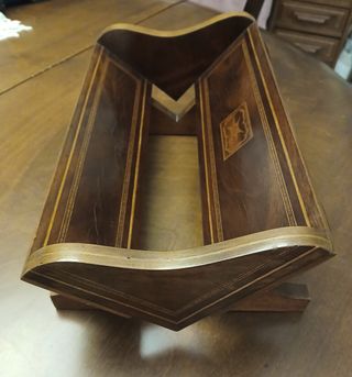 CLÁSICA LIBRERÍA INGLESA MADERA 30×10×19cm