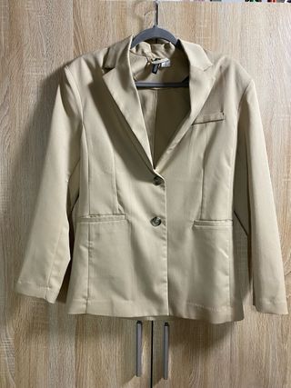 Blazer oversize beige 