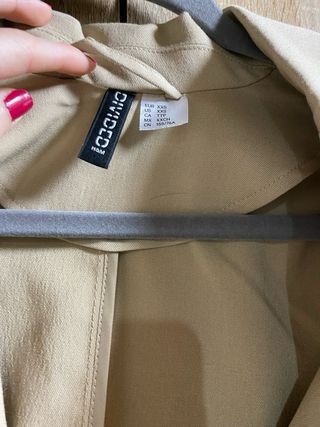 Blazer oversize beige 