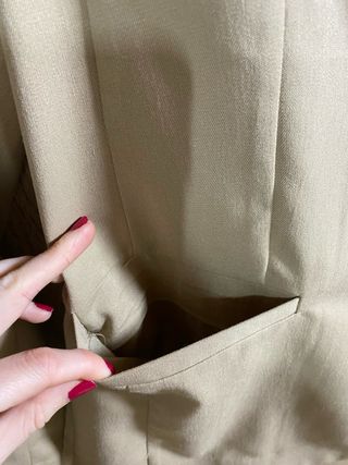 Blazer oversize beige 