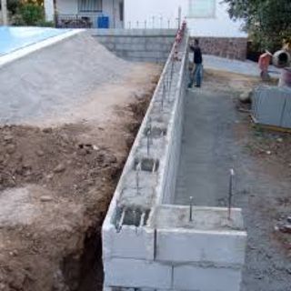 Muros de Bloque y de contencion .