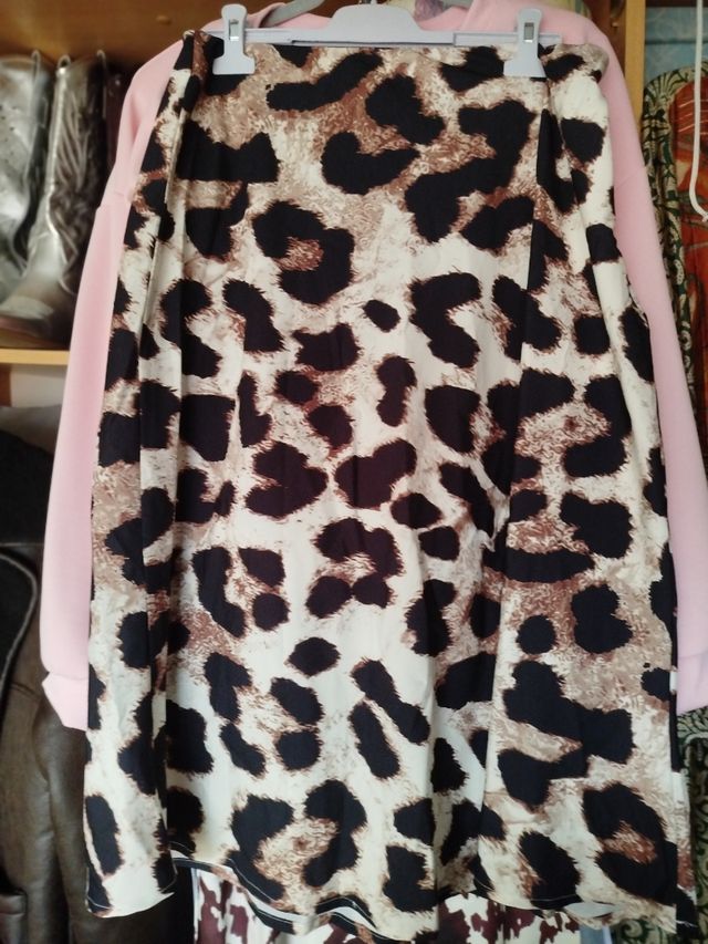 Falda leopardo
