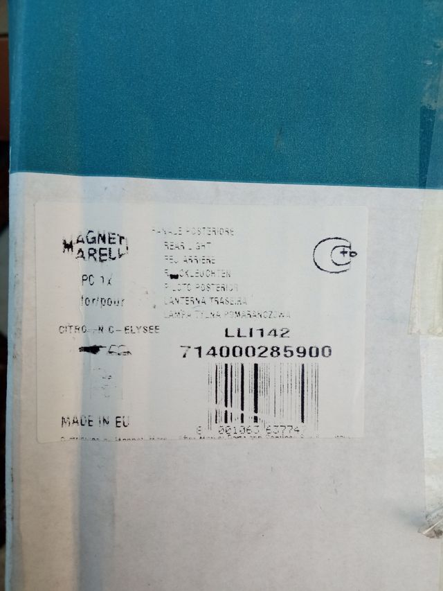 Piloto izquierdo citroen C-elysee 714000285900