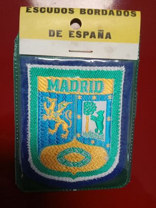 Escudos bordados de espana Madrid toppa vintage