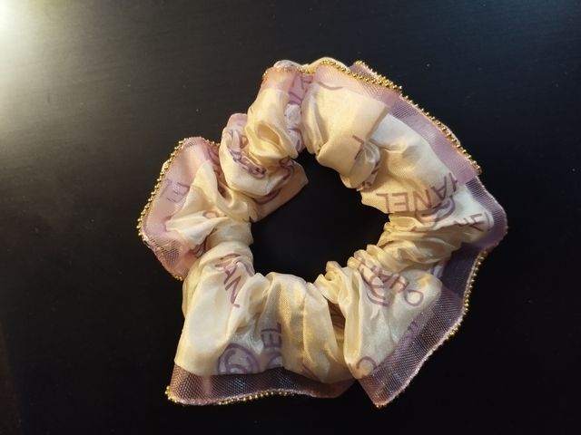 Coletero vintage beis y lila