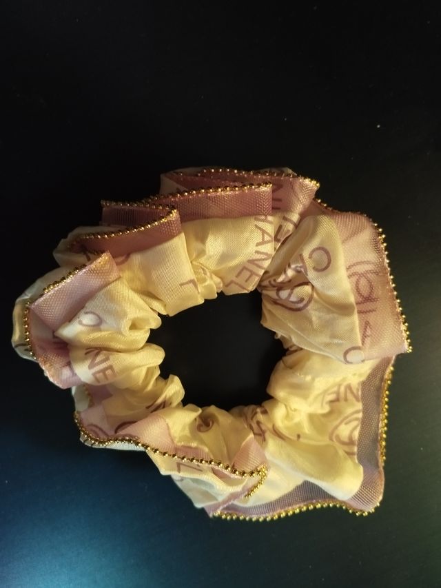 Coletero vintage beis y lila