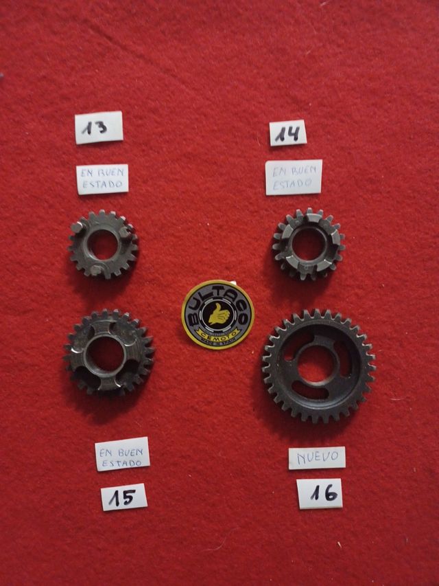 Lote piñones libre BULTACO Ref.1515