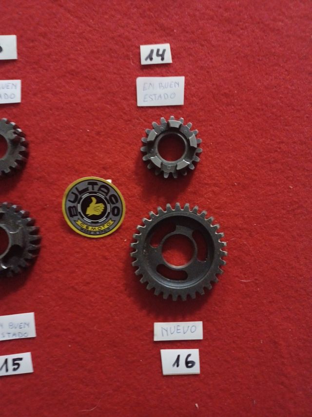 Lote piñones libre BULTACO Ref.1515