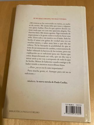 Adulterio. Paulo Coelho