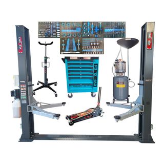 Pack taller 120 profesional para mecánica elevador